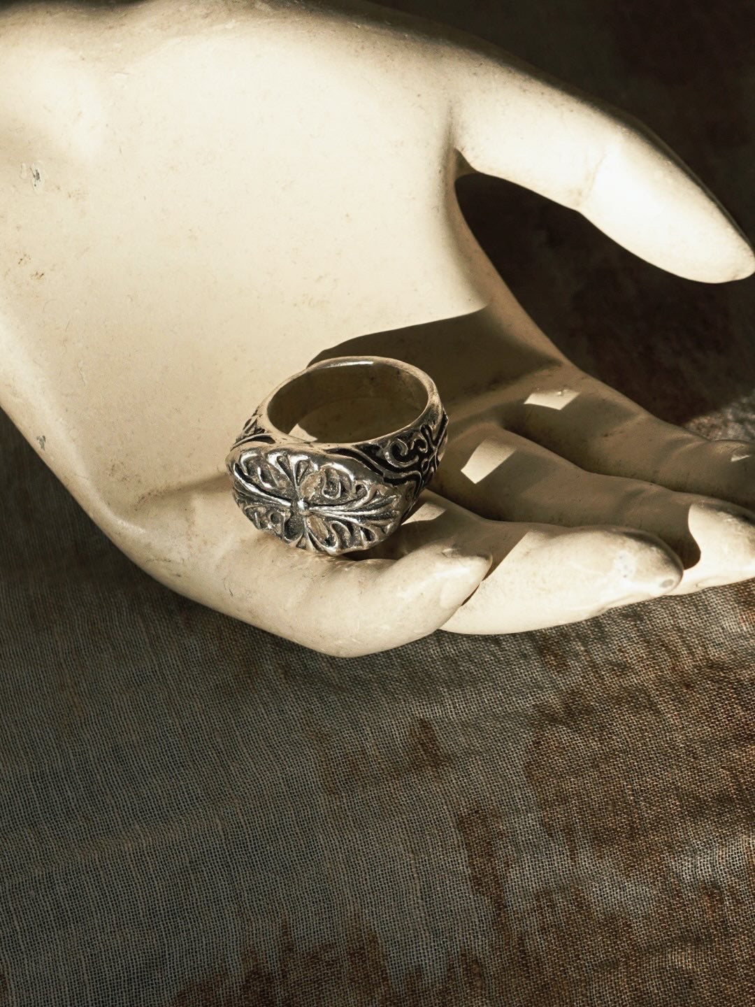 Tribal Cross Ring