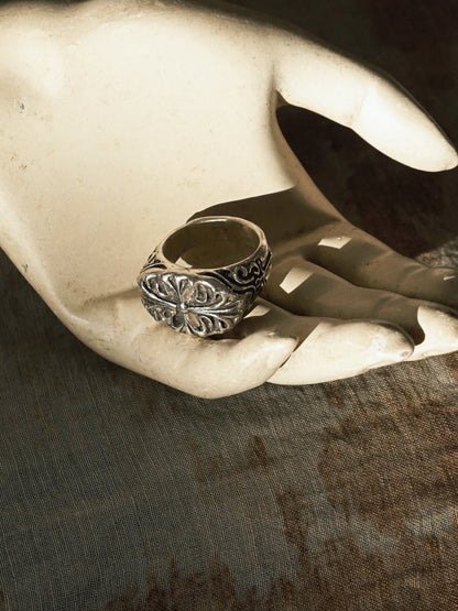 Tribal Cross Ring