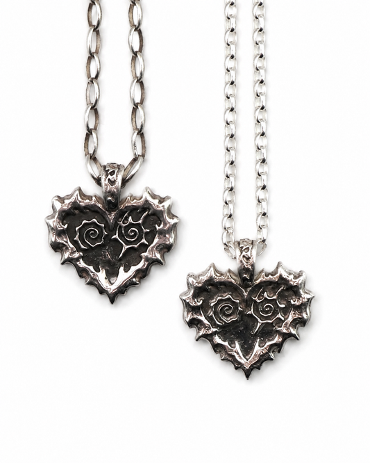 Spiked Heart Necklace